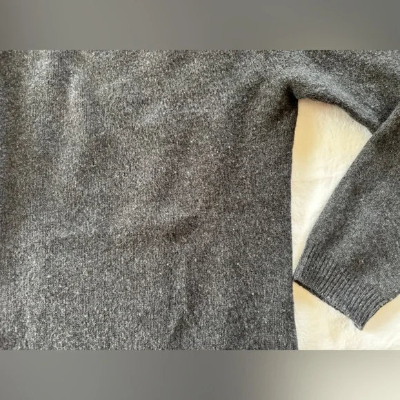 Harley of Scotland Women’s Cashmere/ Merino Rolled Neck Sweater - Small - Picture 8 of 10